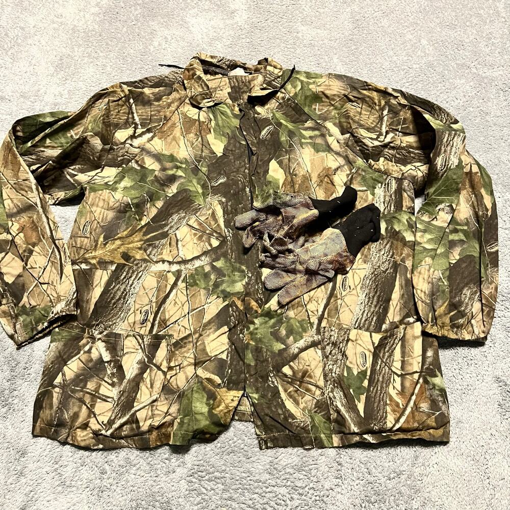 Whitewater Outdoors Jacket Mens Large XL Lightweight Camo